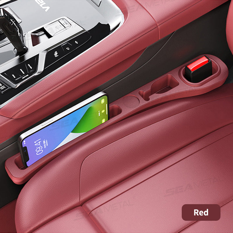 SEAMETAL Universal Car Seat Gap Storage Box Interior Auto Seats Side Filler Bar