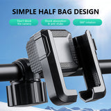 SEAMETAL Motorcycle Bicycle Phone Holder Moto Rearview Mirror Handlebar Mount