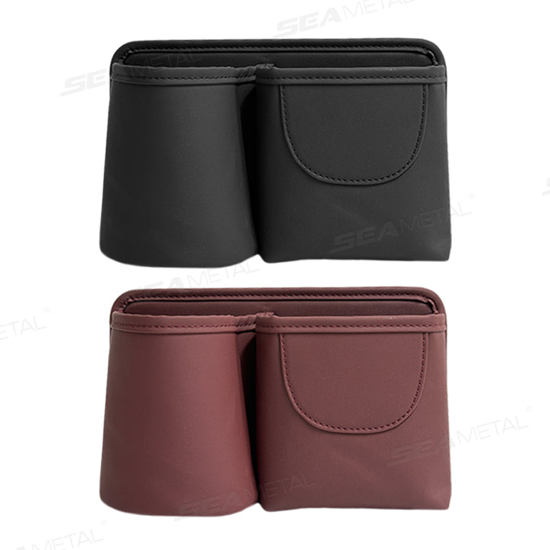 SEAMETAL Car Door Cup Holder Storage Bag Multi-functional Car Seat Back Drink Rack Organizer Pocket Universal Water Cup Holder