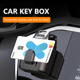SEAMETAL Car Key Box Interior Auto Key Cards Clip Universal for Gadget Small Things Holder Dashboard Key Mount Holder Accessory