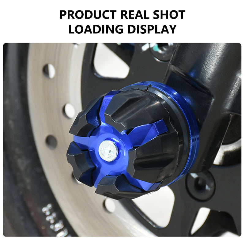 SEAMETAL Universal Front Suspension Protection Cup Frame Slider Falling Protector For Motorcycle Scooter E-Bike Aluminum And ABS