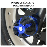 SEAMETAL Universal Front Suspension Protection Cup Frame Slider Falling Protector For Motorcycle Scooter E-Bike Aluminum And ABS