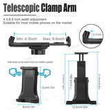 SEAMETAL Car Tablet Holder Stand Adjustable For IPad Mount Support Smartphone