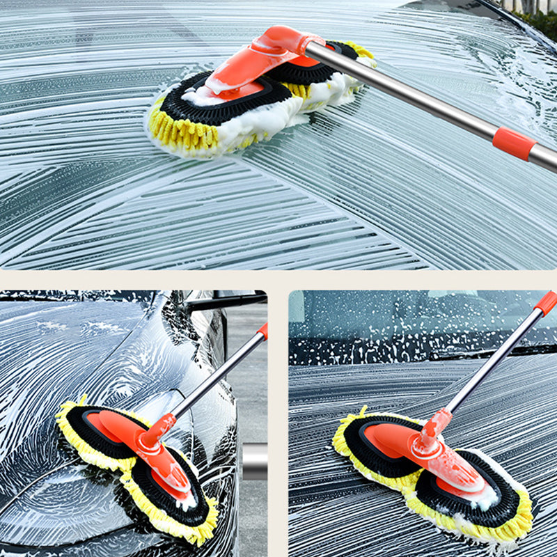 SEAMETAL Durable 360 Rotatable Car Cleaning Brush Dual-Head Car Wash Mop
