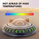 SEAMETAL Dashboard Car Mobile Phone Holder - Car Center Console Navigation - Parking Number Plate