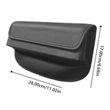 SEAMETAL Car Seat Storage Bag Leather Seat Gap Storage Pocket Slit Side Filler Box Car Interior Crevice Organizer Box