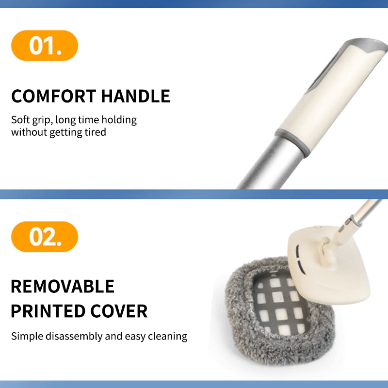 SEAMETAL  Retractable Car Wash Mop Shenier Three -section Telescopic Brush Wiper