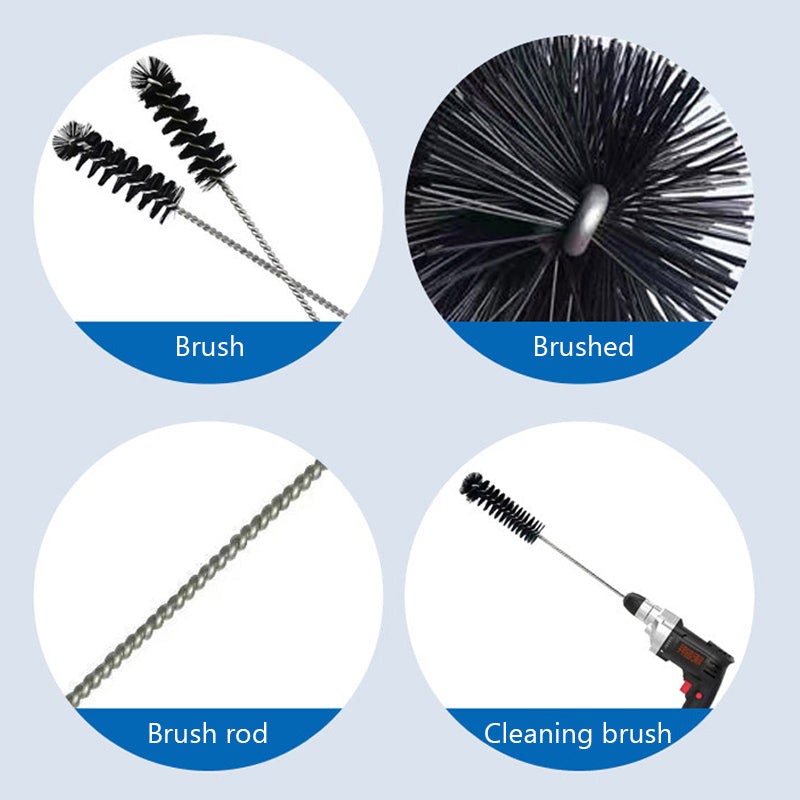 SEAMETAL Car Valve Carbon Cleaning Tool Engine Intake Cleaning Tool Brush Combustion Chamber Cylinder Inspection Auto Parts