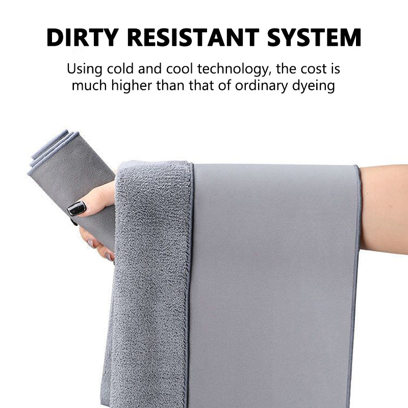 SEAMETAL 500GSM Car Wash Towel Double-sided Suede Car Cleaning Cloth