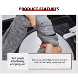 SEAMETAL 120X50CM Car Drying Towel Ultra-Soft Microfiber Auto Cleaning Cloth