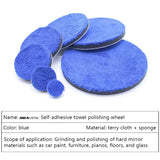 SEAMETAL 4/5/6 Inch Car Removing Wax Buffer Pads Microfiber Polishing Pad Replaceable Buffing Pads Polisher Car Wash Cleaning Pads