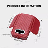 SEAMETAL Universal Car Armrest Console Pad with Tissue Holder Elbow Rest Cushion