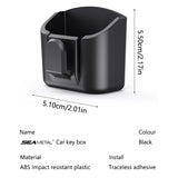 SEAMETAL Car Key Box Interior Auto Key Cards Clip Universal for Gadget Small Things Holder Dashboard Key Mount Holder Accessory