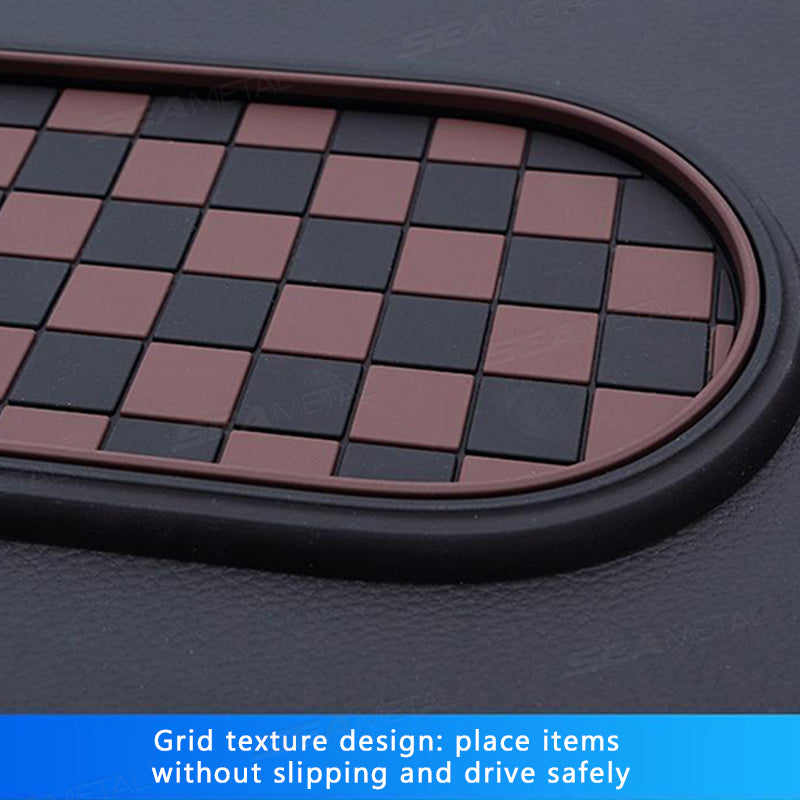 Car Anti-Slip Mat, 360° Rotatable Multifunctional Car Dashboard Mobile Phone Holder with Temporary Parking Number,