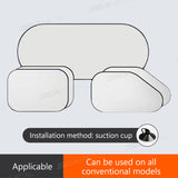 SEAMETAL Car Window Sun Shade Foldable Front Back Side Window Sunshade Cover