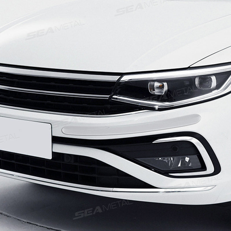 SEAMETAL 4Pcs Extended Car Door Bumper Strip Transparent Car Body Protector Sticker