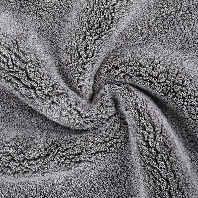 SEAMETAL Thickened Coral Fleece 1200gsm Car Cleaning Towel Super Absorbent Microfiber Cleaning Cloth Home Window Detailing Rag