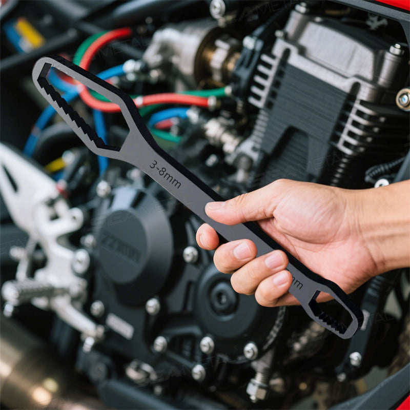 SEAMETAL Universal Torx Wrench Self-tightening Adjustable Glasses Wrench Board Double-head Torx Spanner Hand Tools For Factory