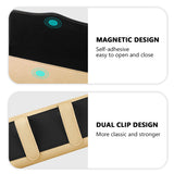 SEAMETAL Car Sun Visor Plate Glasses Case Suede Leather Car Glasses Storage Bag