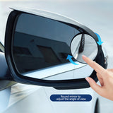 SEAMETAL Car Rearview Mirror Rain Eyebrow Reversing Mirror Rainproof 360 Degree Adjustable Mirror With Clip Desigh