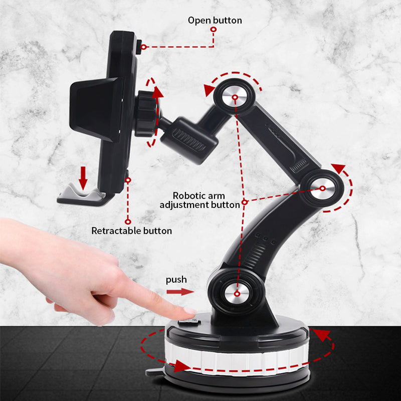 SEAMETAL Universal Suction Cup Phone Holder Adjustable Gravity Car Phone Holder