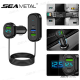 SEAMETAL Car Charger Adapter 66W USB Type-C Fast Charging Splitter