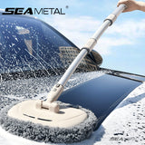 SEAMETAL  Retractable Car Wash Mop Shenier Three -section Telescopic Brush Wiper