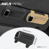 SEAMETAL Car Sunglasses Clip Card Holder Anti-scratch Car Eyeglasses Holder