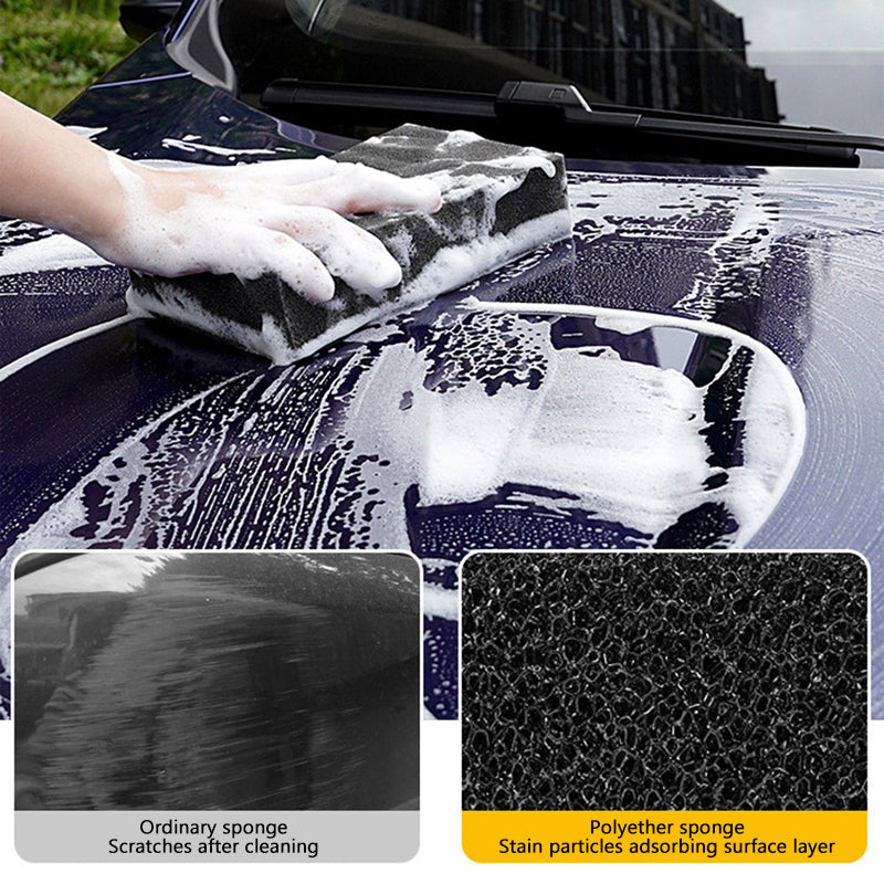 SEAMETAL Car Wash Sponge Polishing Waxing Sponge Blocks Car Glass Cleaning Stain Removal Tool