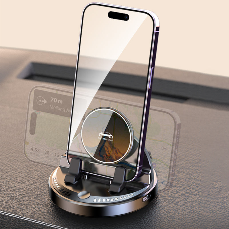 Cell Phone Car Mount, Multifunctional Car Dashboard Mobile Phone Holder, 360 Rotatable Non Slip Mat Universal Car Phone Stand Hands Free