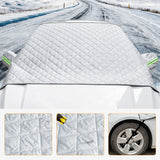 SEAMETAL Car Winter Windshield Snow Cover Thicken UV Reflective Sun Shade Waterproof Frost Protection Universal For SUV/Sedan