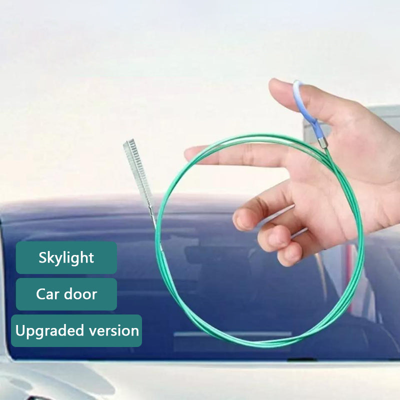 SEAMETAL 3m/5m Car Drain Dredge Cleaning Brush Auto Sunroof Drain Hole Clog Brush Long Hoses Cleaning Tool Drain Pipe Cleaner