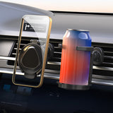 SEAMETAL Car Cup Holder Air Outlet Vent Drink Bracket Foldable Auto Drink Rack Stand Powerful Magnetic 360° Rotating Phone Mount