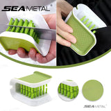 SEAMETAL Double Sided U-Shaped Car Interior Cleaning Brush Car Seat Belt Cleaning Brush