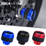 SEAMETAL Aluminum Alloy Motorcycle Crash Protector Scooter Wheel Front Fork Frame Falling Protection Pads Sliders
