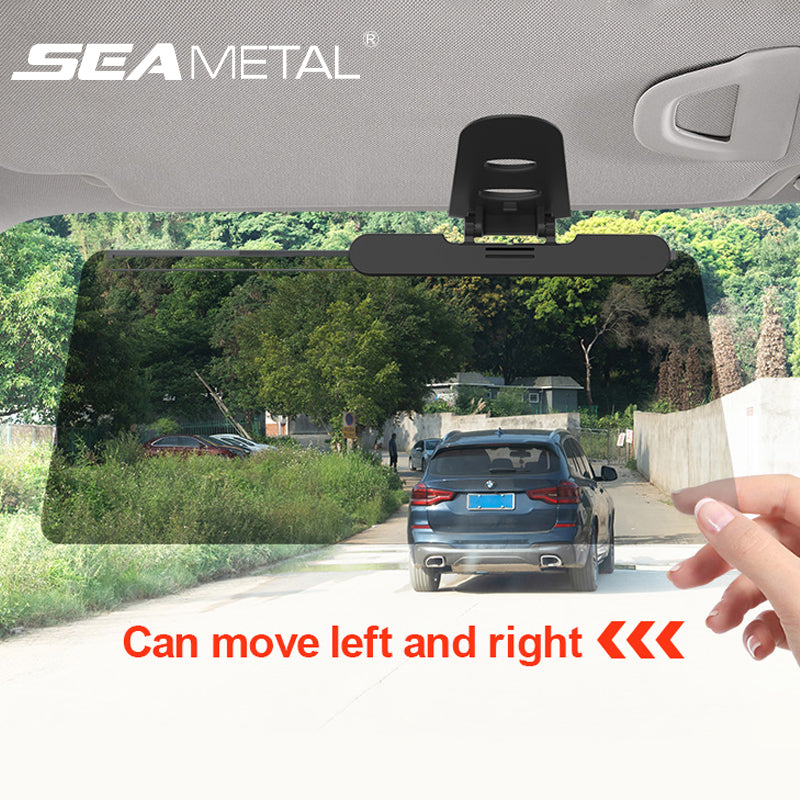 SEAMETAL Anti-Glare Sun Visor for Car,Car Shade for Sun Protection and Snow Blindness,HD Visor Extender All Season Fit for Trucks SUVs