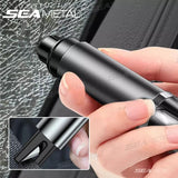 SEAMETAL Aluminum Alloy Car Window Breaker One Second Car Safety Hammer