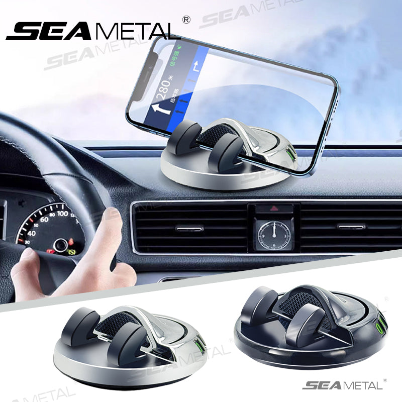SEAMETAL Dashboard Car Mobile Phone Holder - Car Center Console Navigation - Parking Number Plate
