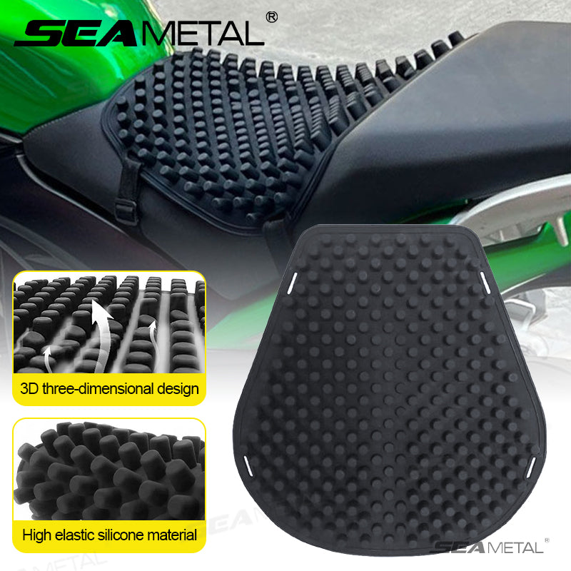 SEAMETAL 3D Motorcycle Silicone Seat Cushion for Electric Vehicles Autocycle