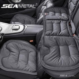 SEAMETAL Universal Car Seat Cover Nappa Leather Car Seat Cushion Protector Mat