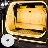 SEAMETAL Car Trunk Lighting Atmosphere Light Modified Universal High Brightness LED Wiring-free Trunk Light Strip