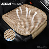 SEAMETAL Summer Car Seat Cover Ice Silk Universal Front Rear Seat Cushion Pad