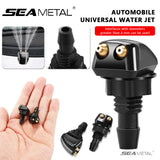SEAMETAL Car Windshield Wiper Washer Spray Nozzle Dual Hole Hose Wiper Water Jet