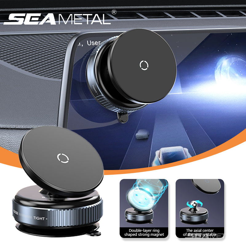 SEAMETAL 360° Rotation Magnetic Car Mount Mobile Phone Holder