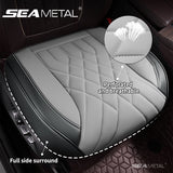 SEAMETAL Universal Car Seat Cover Breathable PU Pad Mat for Auto Chair Cushion