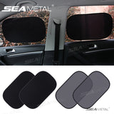 SEAMETAL 2pcs Car Sun Shade UV Protection Car Window Sunshade Side Mesh