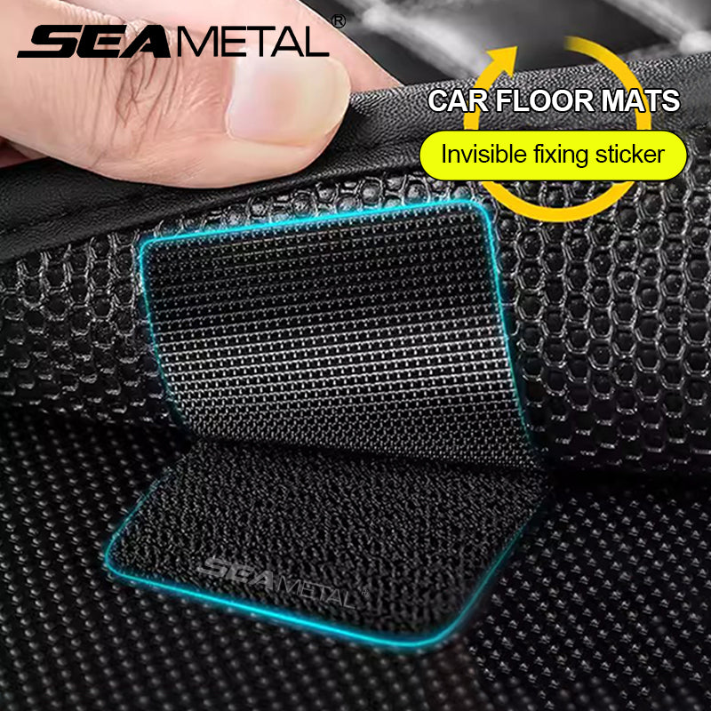 SEAMETAL Car Foot Mats Fixed Stickers Self Adhesive Fastener Carpet Mat