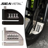 SEAMETAL Motorcycle Password Disc Brake Lock Waterproof  Electric Car Anti-theft Lock