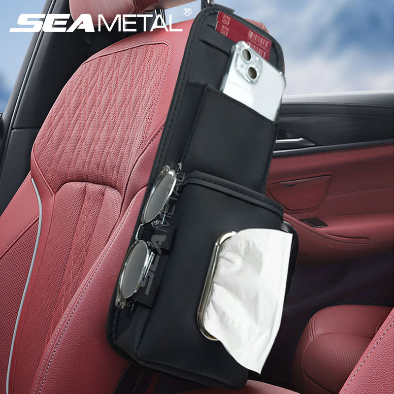 SEAMETAL Car Seat Organizer Auto Seat Side Storage Hanging Bag Multi-Pocket