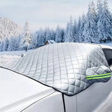 SEAMETAL Car Winter Windshield Snow Cover Thicken UV Reflective Sun Shade Waterproof Frost Protection Universal For SUV/Sedan